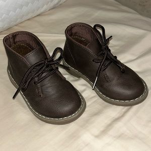 Toddler boy lace up boots